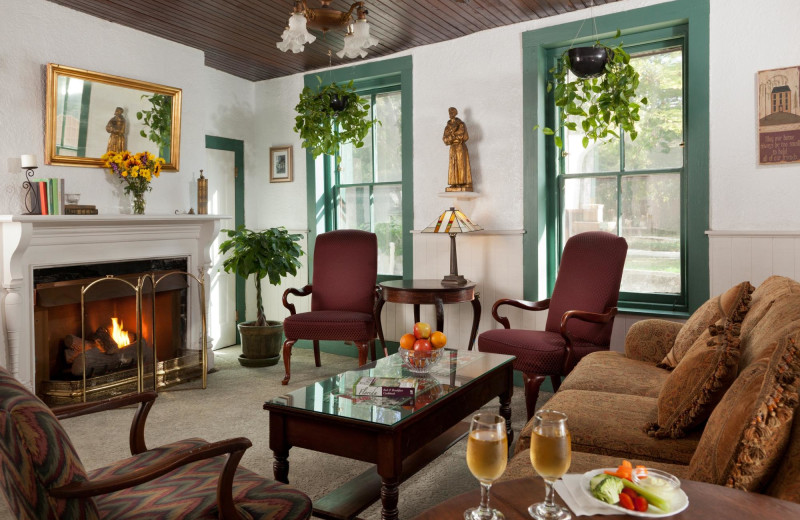 Living room at St. Francis Inn.