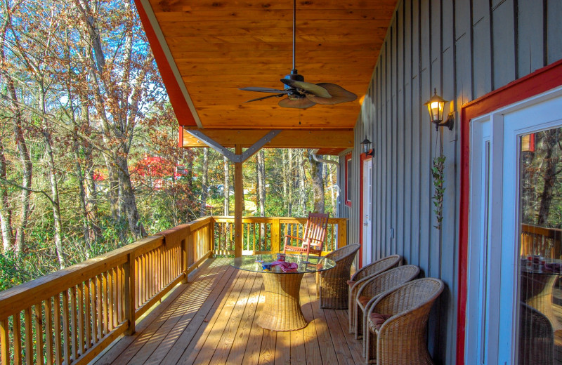 Rental balcony at Anna Maria Island Beach Rentals, Inc.