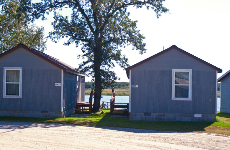 Cabins at River Bend Resort.