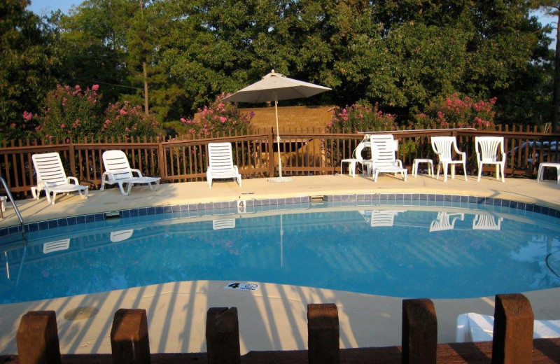 Outdoor pool at Rocky Branch Resort.