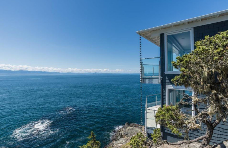 Exterior view of SookePoint Ocean Cottage Resort.