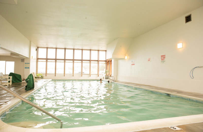 Indoor pool at Adobe Resort.