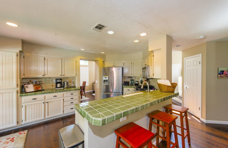 Rental kitchen at Woodfield Properties.