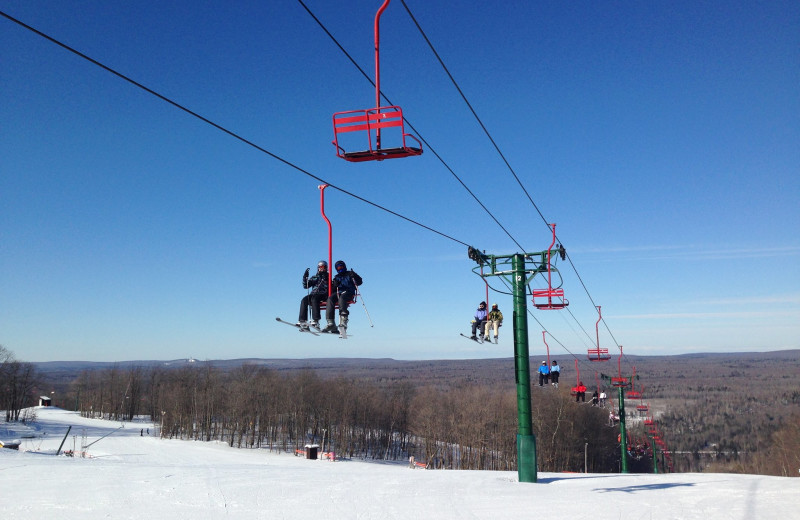 Skiing at Indianhead Mountain Resort.