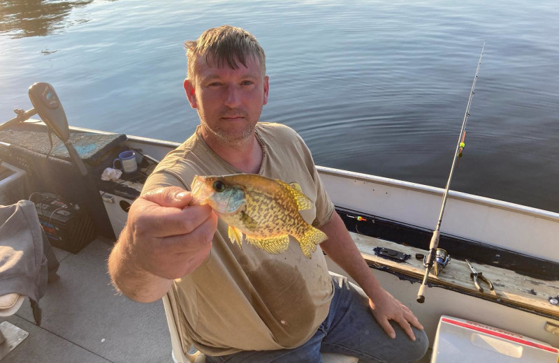 Fishing at Tamarack Resort.