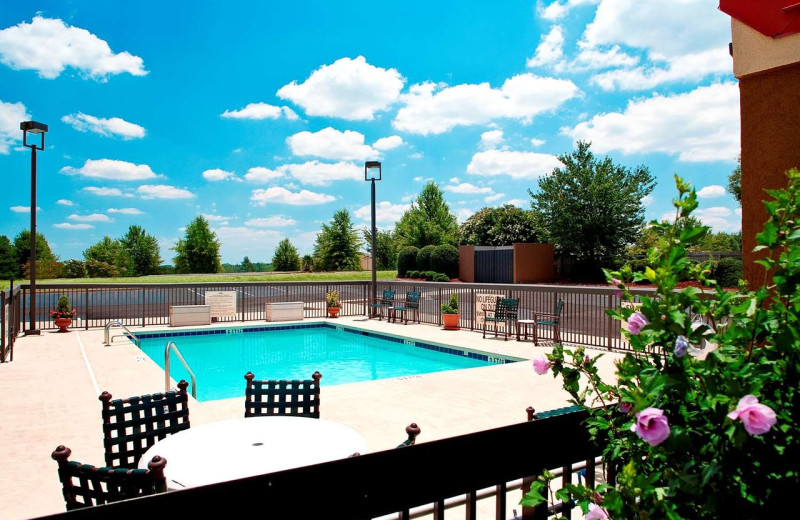 Pool at Hampton Inn Greenville-Simpsonville.