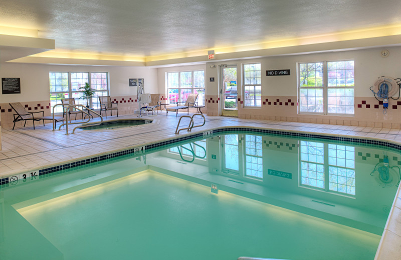 Indoor pool at Residence Inn Portland Scarborough.