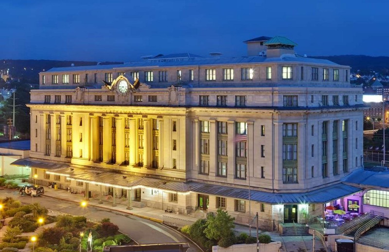 Exterior view of Radisson Lackawanna Station Hotel Scranton.