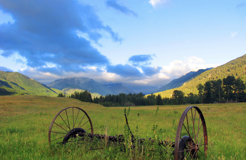 Scenic view at Sweet Grass Ranch.