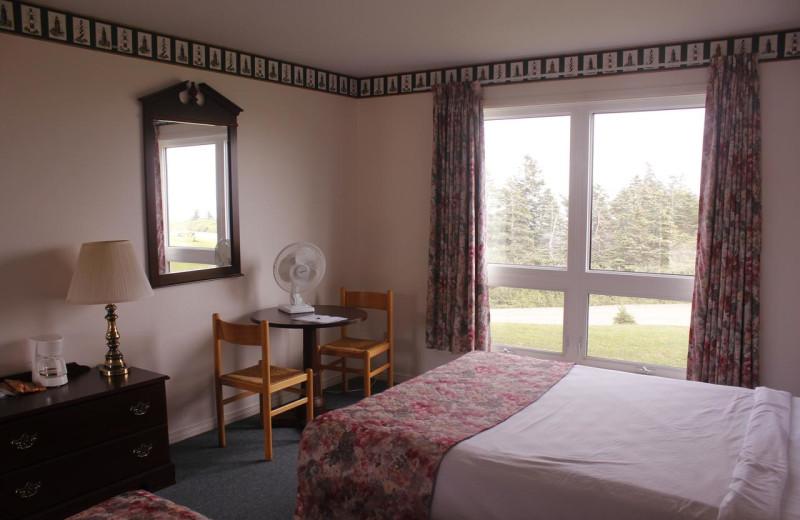 Guest room at Brier Island Lodge and Resort.