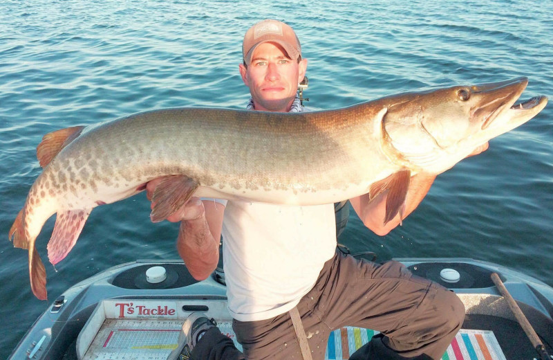 Fishing at Rusty Moose Resort.