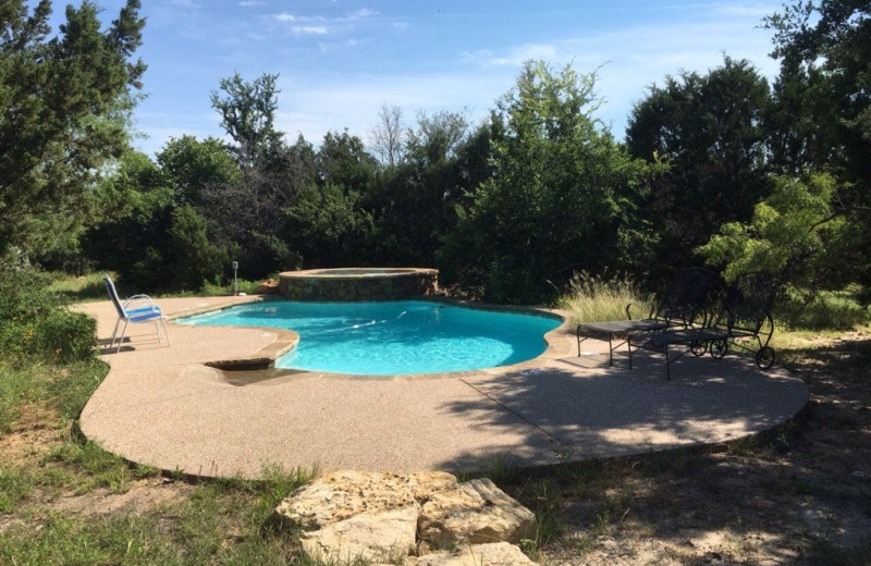 Outdoor pool at Hideaway Ranch & Refuge.