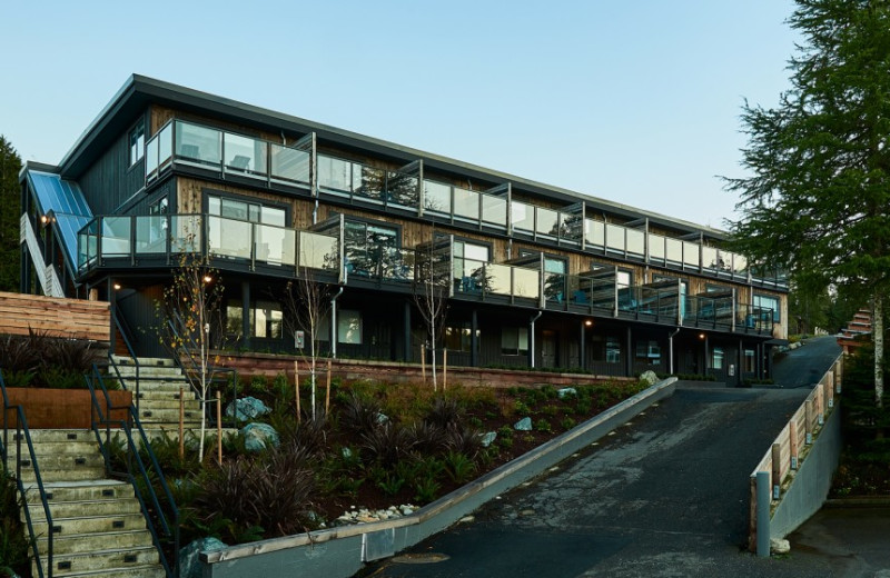 Exterior view of Tofino Resort + Marina.