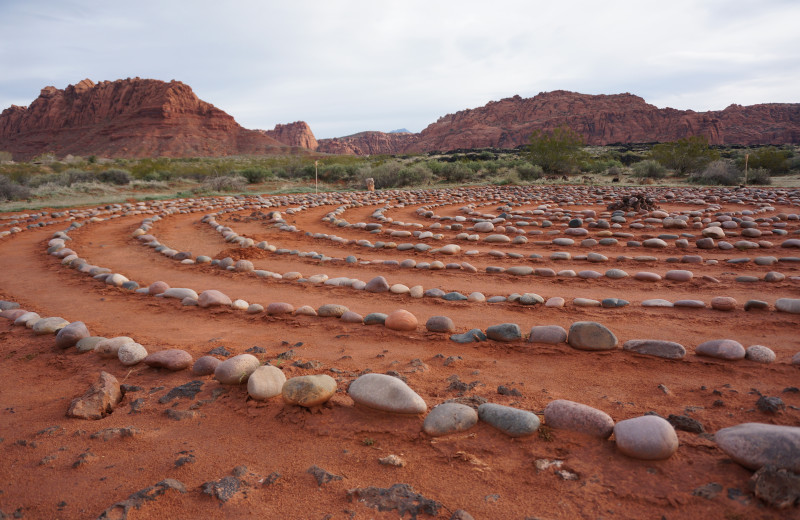 Rock maze at Red Mountain Resort & Spa.