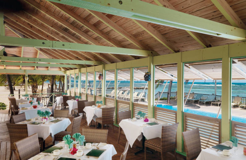 Dining at The Nisbet Plantation Beach Club.