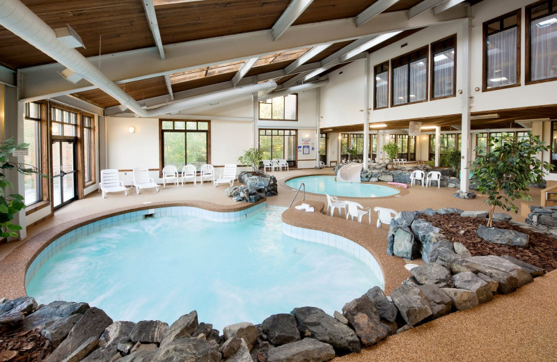 Indoor pool at the Summit Resort.