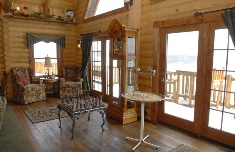 Interior view at Pine Lakes Lodge.