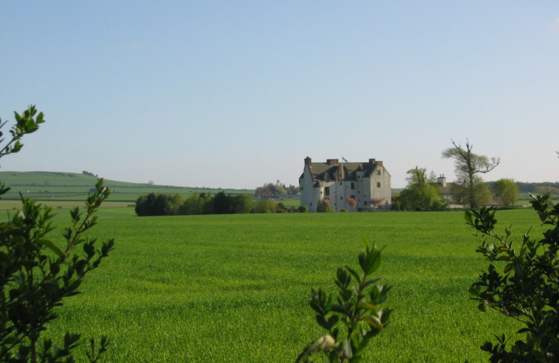 Exterior view of Ballencrieff Castle.