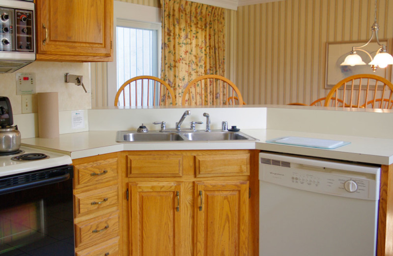 Townhouse kitchen at Stoweflake Mountain Resort & Spa.