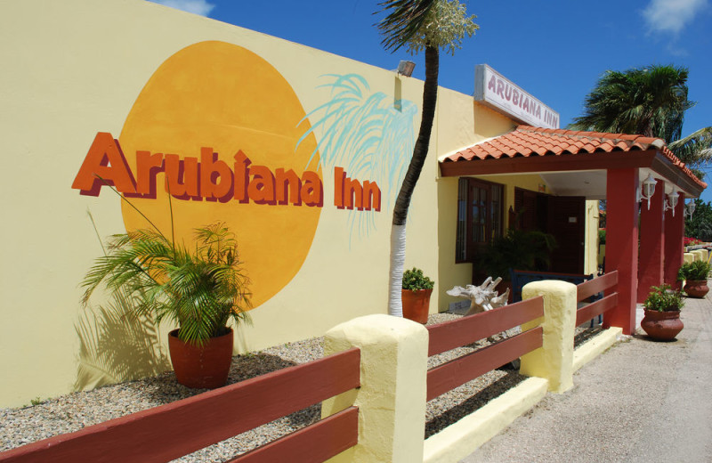 Exterior view of The Arubiana Inn.