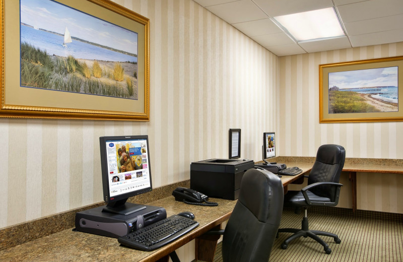 Business center at Hampton Inn & Suites Outer Banks/Corolla.