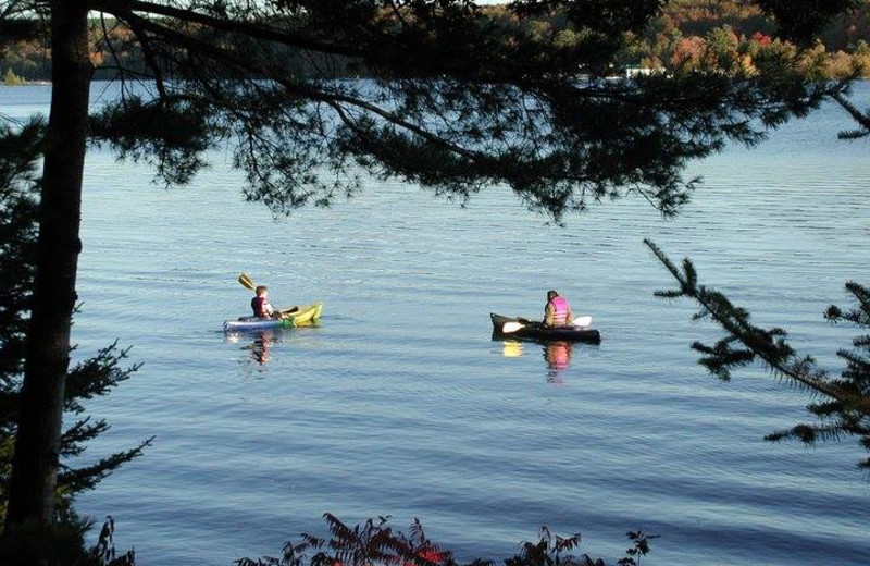 Kayaking at Westwind Inn on the Lake.