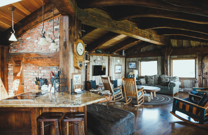 Dolphin house interior at Alegria Oceanfront Inn & Cottages.