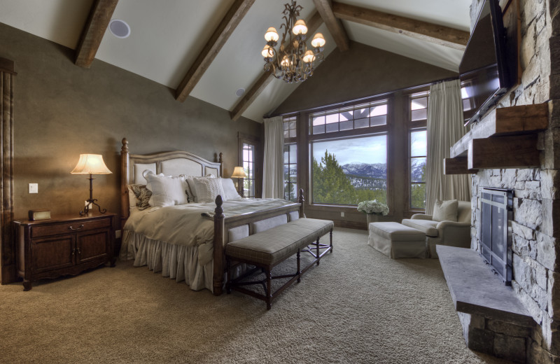 Rental bedroom at Big Sky Luxury Rentals.