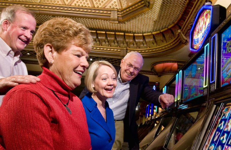 Slot machines at Turning Stone Resort Casino.