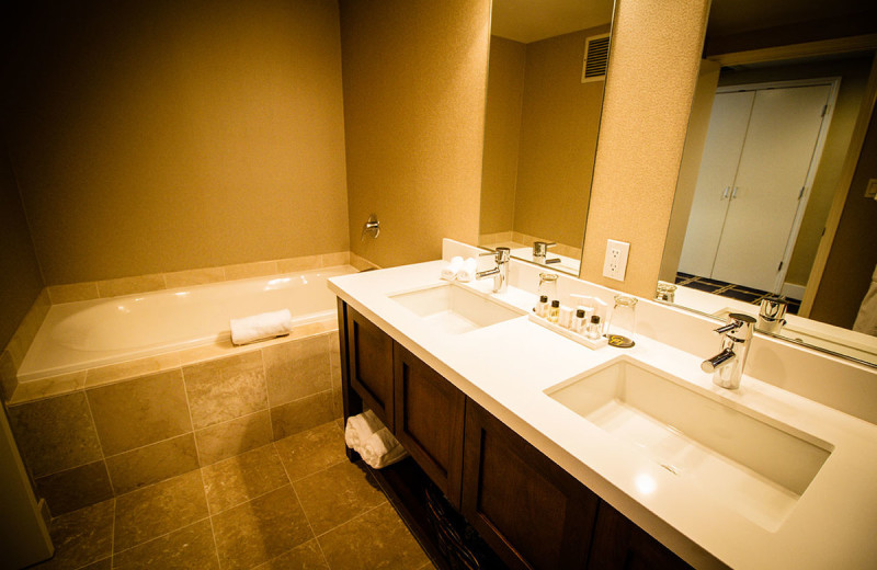 Bathroom at The Grand Hotel.