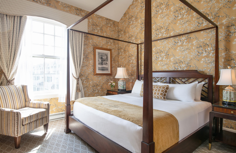 Guest room at Bar Harbor Inn & Spa.