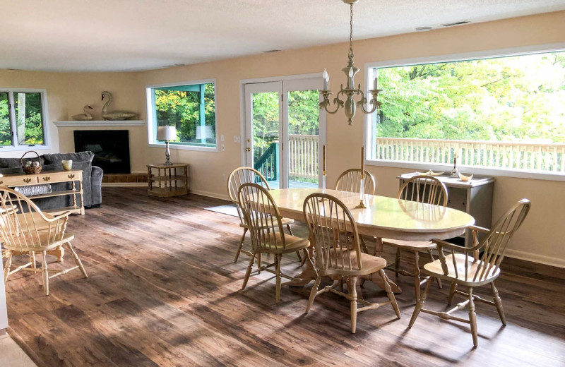 Rental living room at Northern Living - Luxurious Vacation Rentals.
