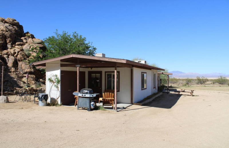 Cottage exterior at Sundowner Ranch.