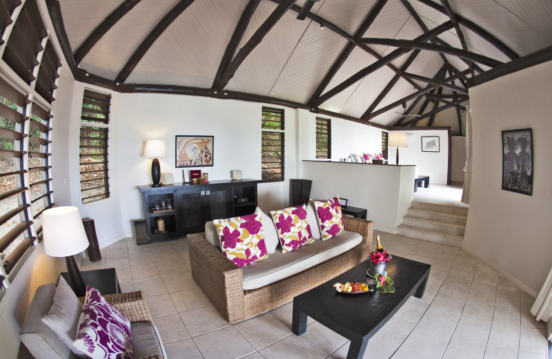 Guest room at Yasawa Island Resort & Spa.