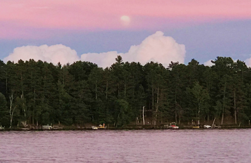 Lake view at Idle Hours Resort.