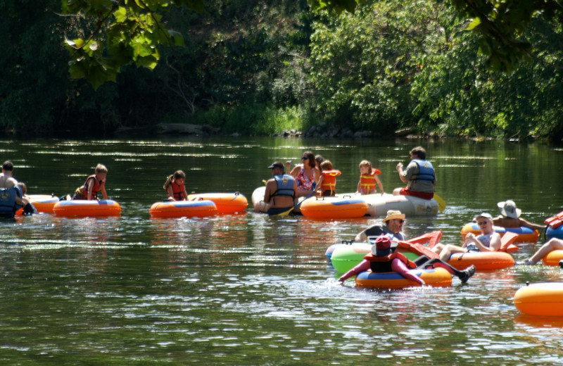 River tubing at Shenandoah River Outfitters.