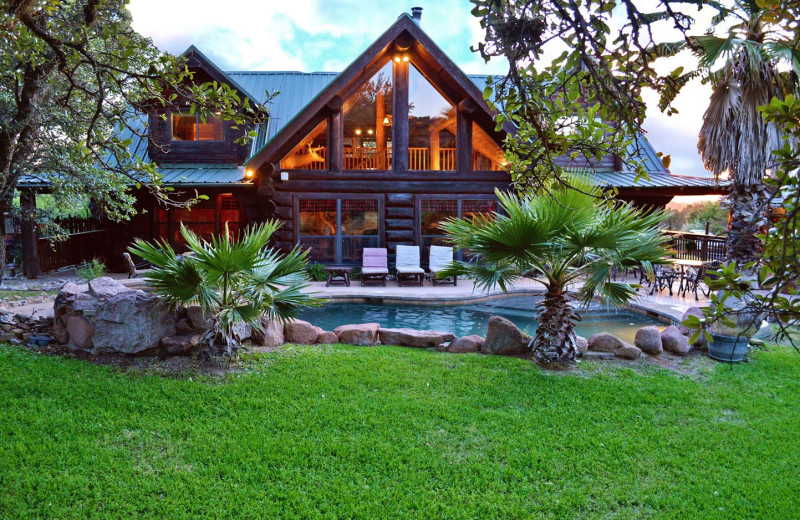 Rental exterior at Log Country Cove.