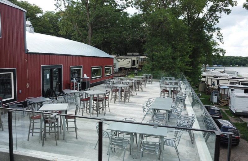 Patio at Big Pine Lodge Resort