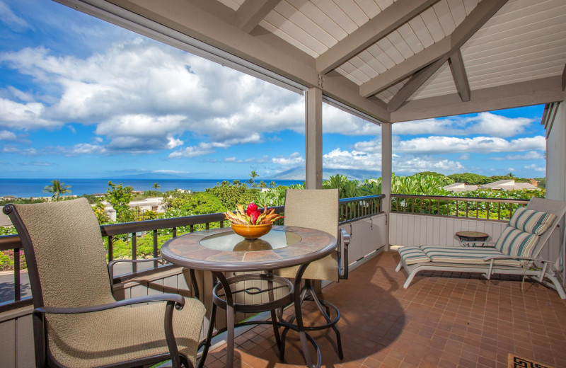 Rental balcony at Vacation Rental Pros - Maui.