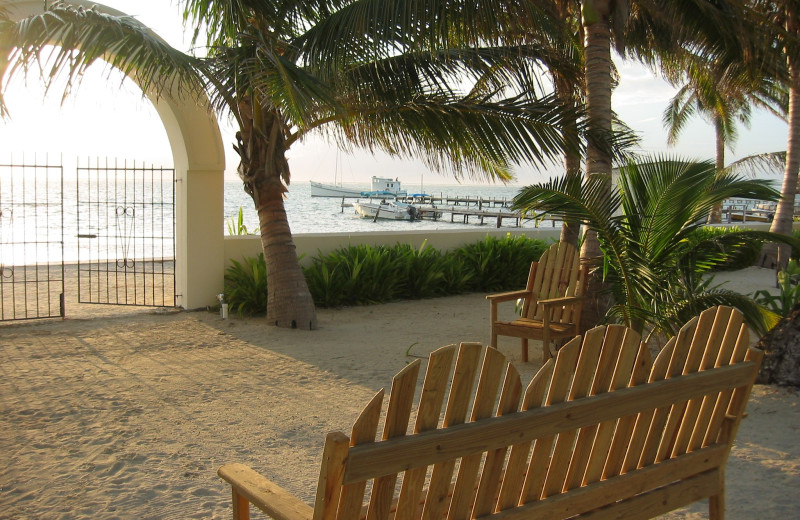 Beach at Tradewinds Paradise Villas.