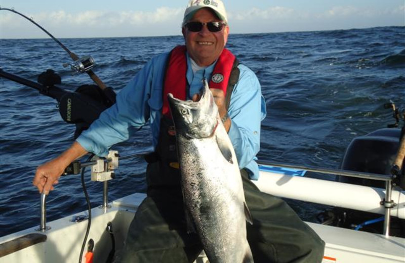 Fishing at Chautauqua Lodge.