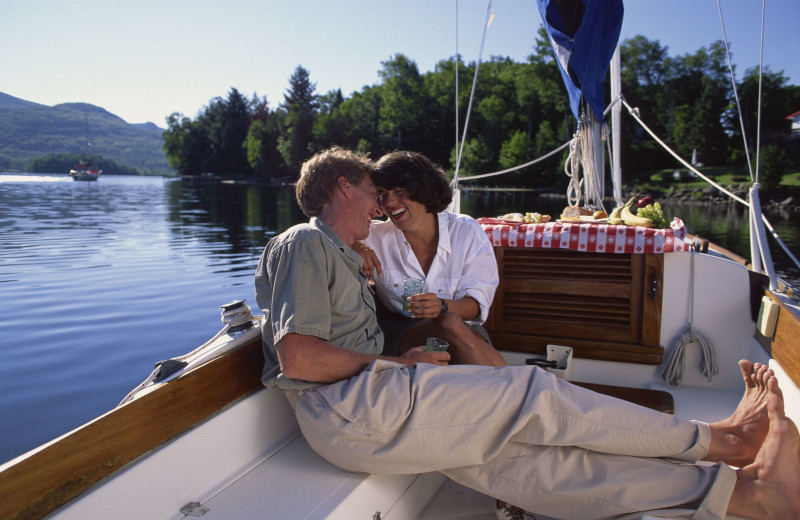 Romantic boat ride at The Prestige Hotel Kelowna.