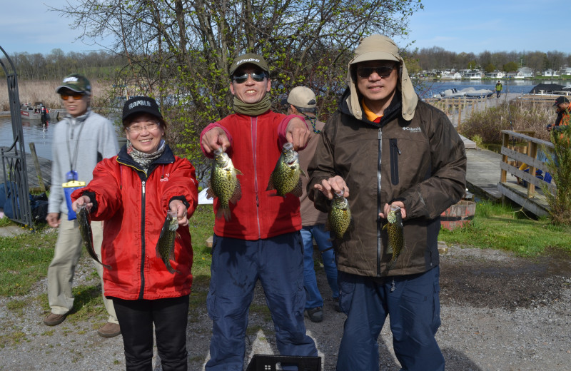 Fishing at Highland View Resort.