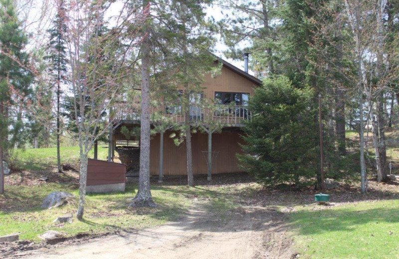 Cabin exterior at Glenmore Resort.