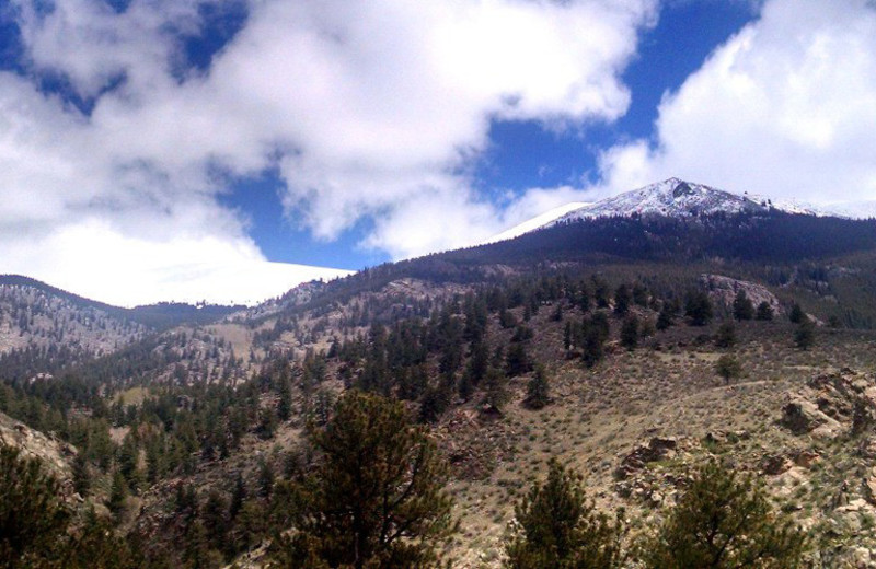 Mountains at Lost Creek Guest Ranch.