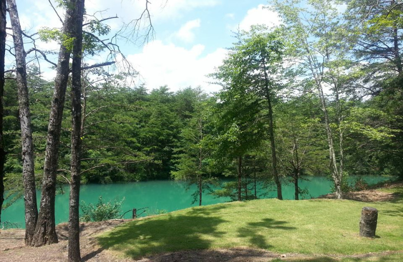 River view at Highland Rim Retreats.