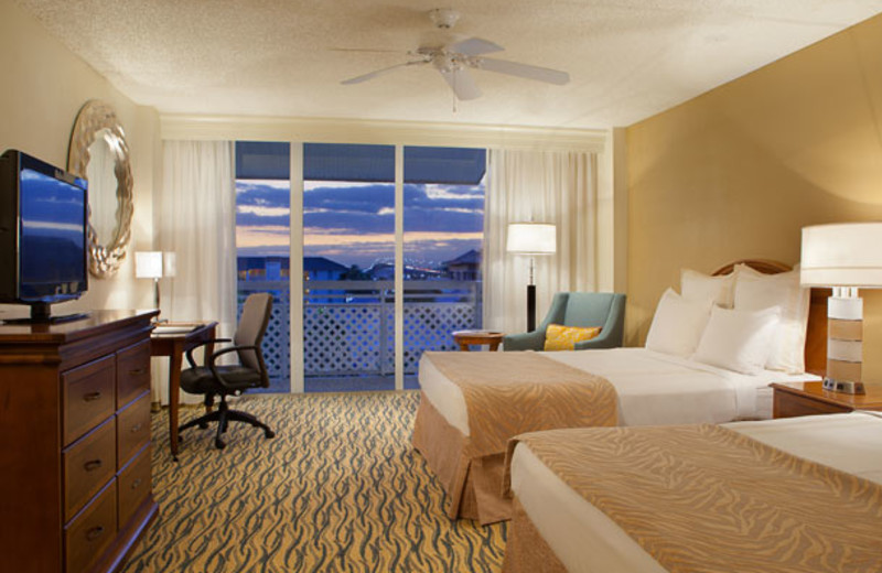 Guest room at Hutchinson Island Marriott Beach Resort and Marina.