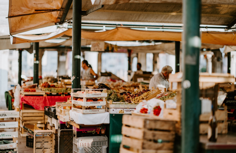 Market at Shangri La Motel.