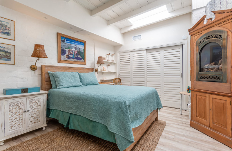 Rental bedroom at Beachside Rentals.