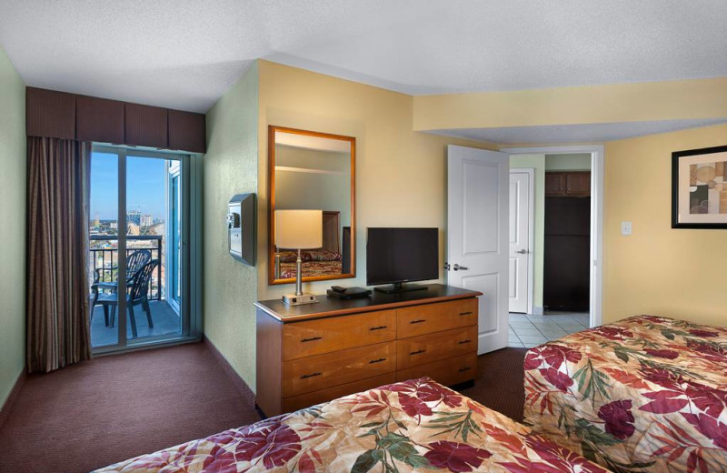 Guest room at Bay View Resort.